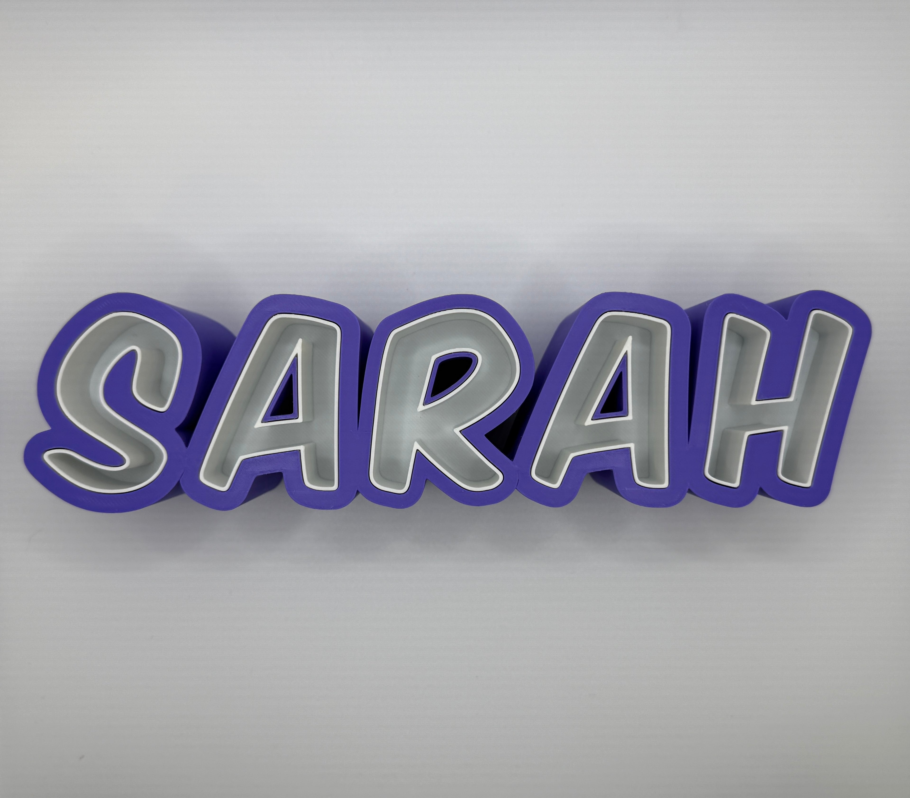 Geburtstagsgeschenk für Partner, Baby Geschenk Geburt, Geschenk Mama, Geschenk Papa, Geschenk Personalisiert, 3D Namensschild, Tisch Schild