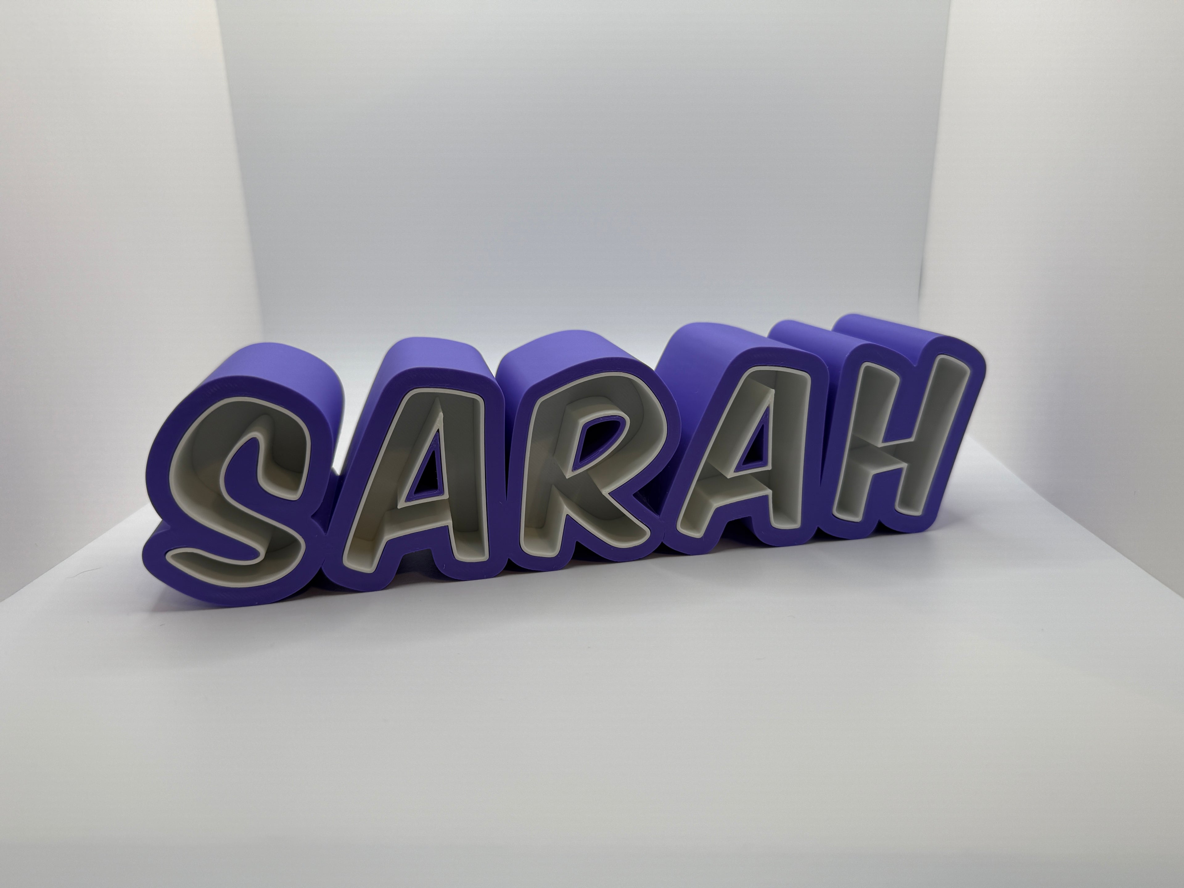 Geburtstagsgeschenk für Partner, Baby Geschenk Geburt, Geschenk Mama, Geschenk Papa, Geschenk Personalisiert, 3D Namensschild, Tisch Schild