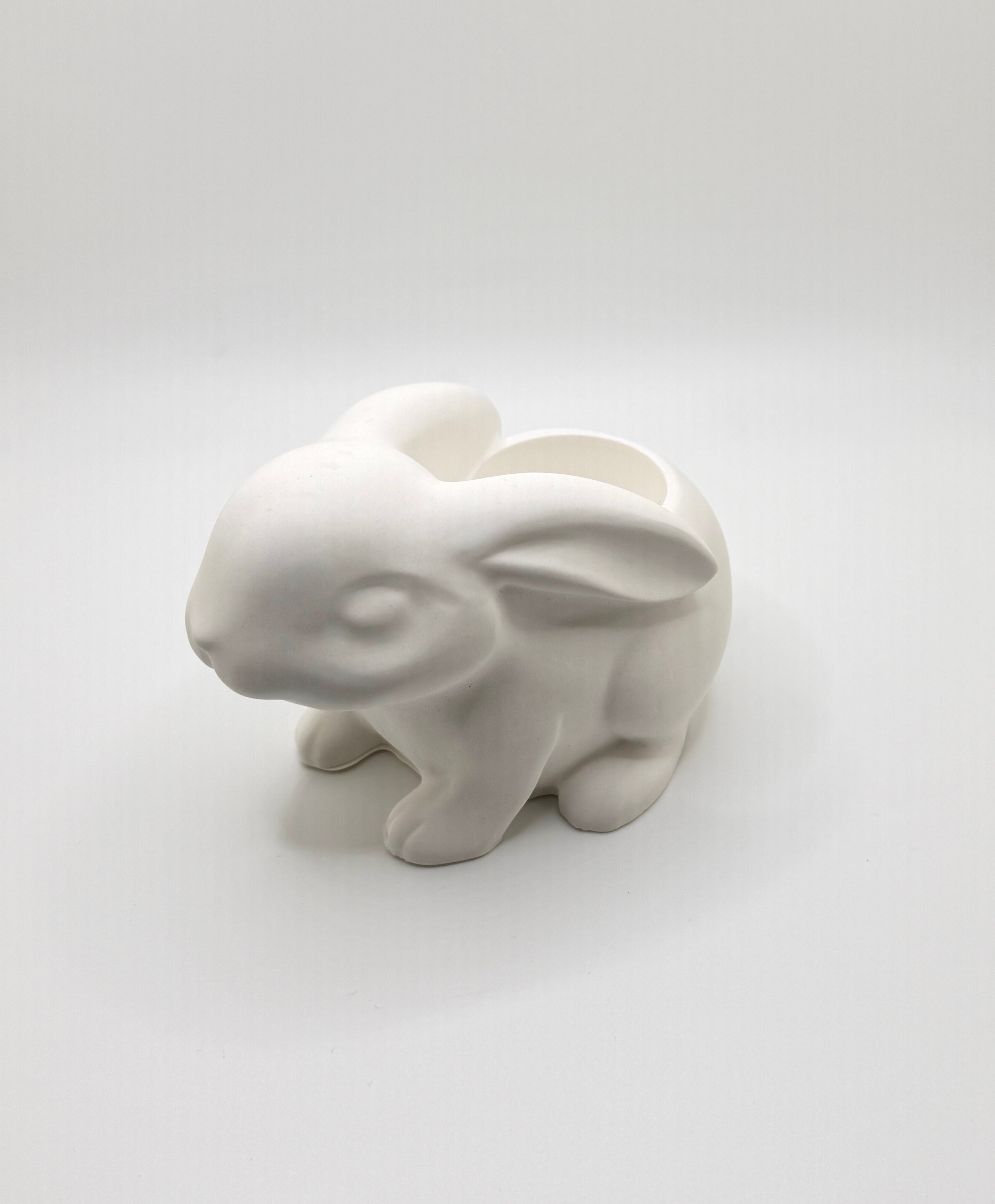 Hasen Aufsteller mit Teelicht, Hasen Dekoration, Oster Dekoration