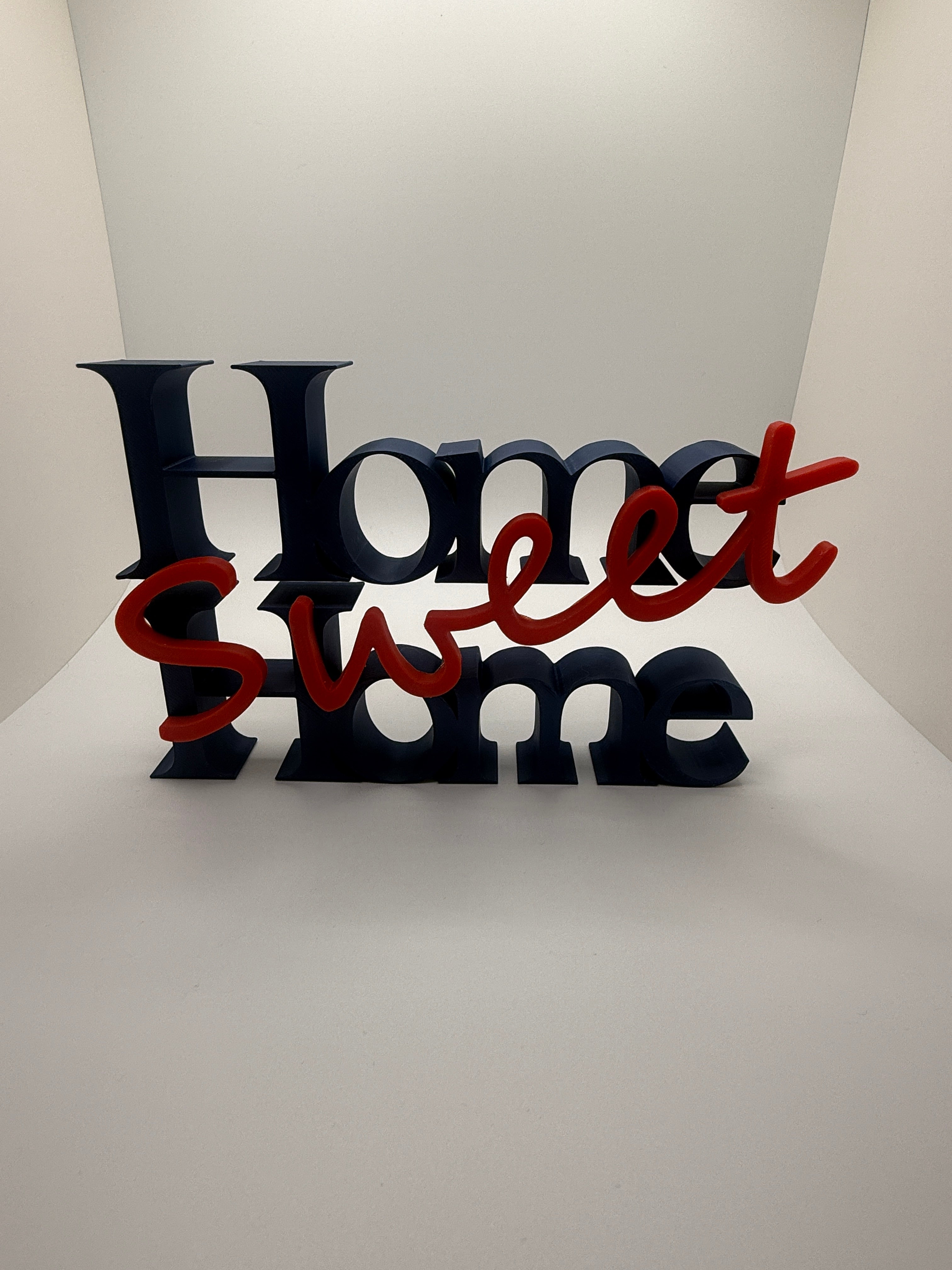 Home Sweet Home Aufsteller, Dekoration für Zuhause, Wohnzimmer, Eingangsbereich, Dekoration