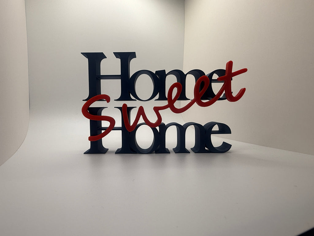 Home Sweet Home Aufsteller, Dekoration für Zuhause, Wohnzimmer, Eingangsbereich, Dekoration