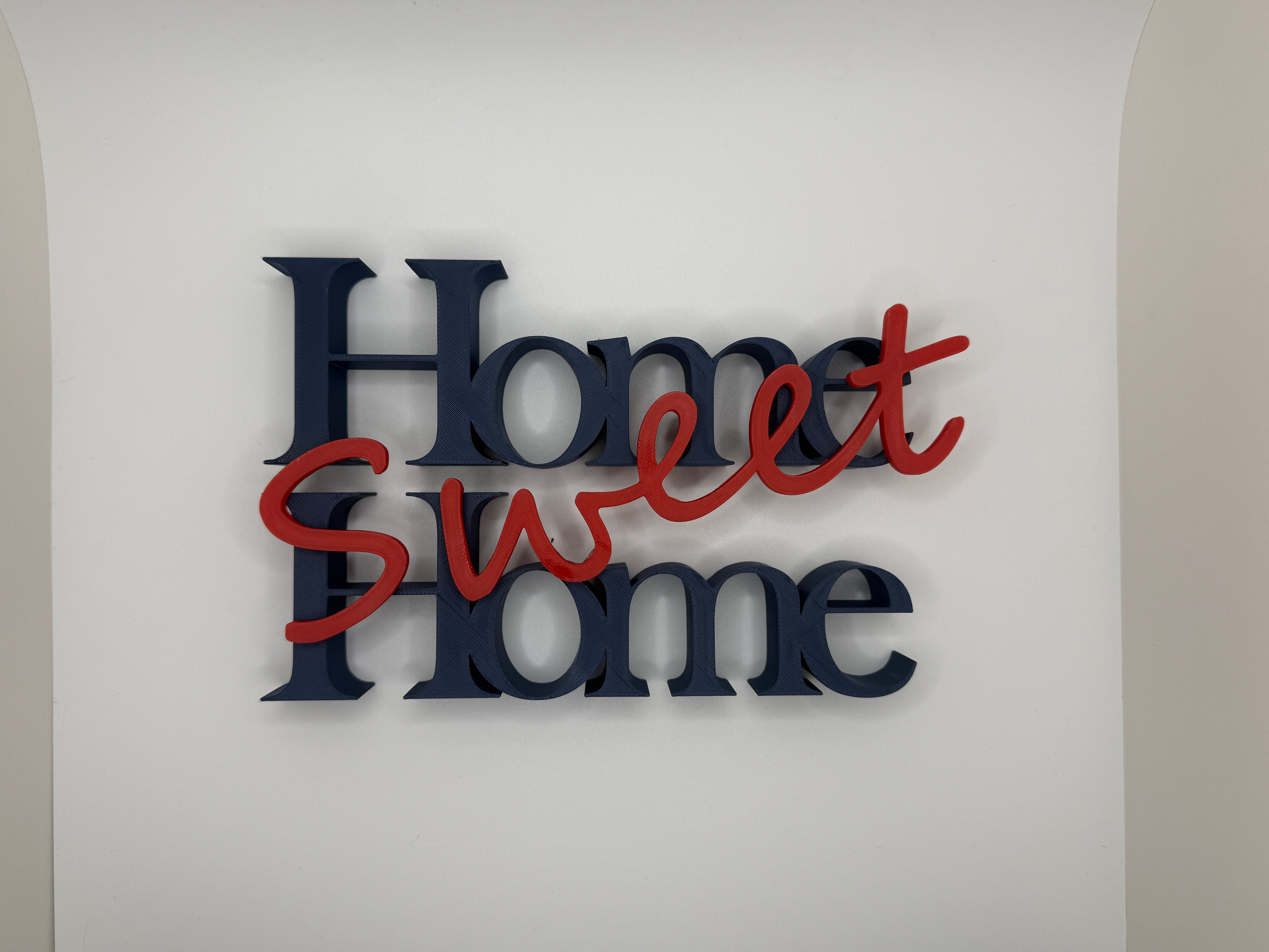 Home Sweet Home Aufsteller, Dekoration für Zuhause, Wohnzimmer, Eingangsbereich, Dekoration