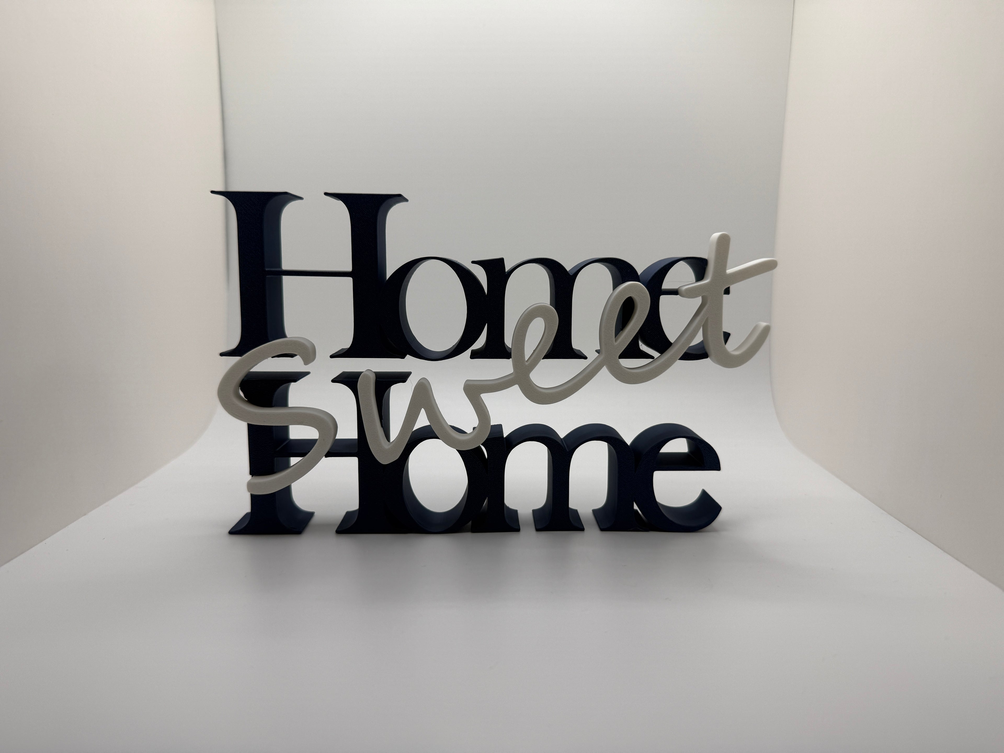 Home Sweet Home Aufsteller, Dekoration für Zuhause, Wohnzimmer, Eingangsbereich, Dekoration