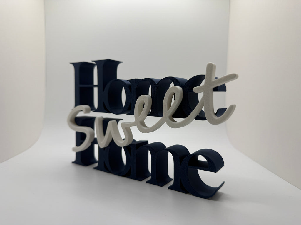 Home Sweet Home Aufsteller, Dekoration für Zuhause, Wohnzimmer, Eingangsbereich, Dekoration