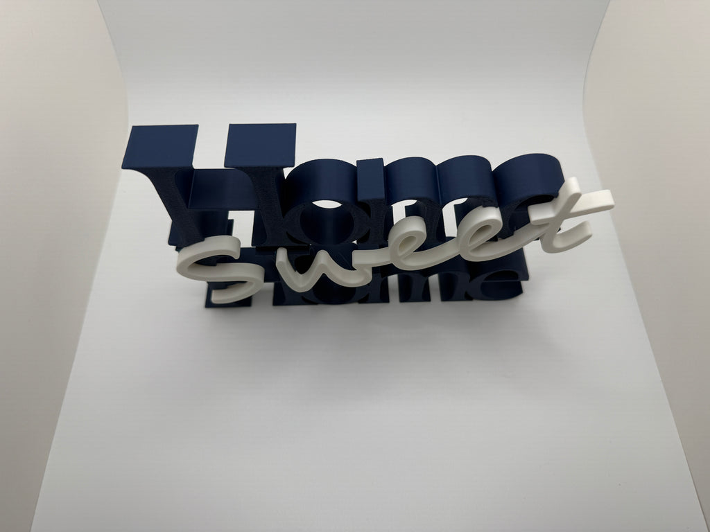 Home Sweet Home Aufsteller, Dekoration für Zuhause, Wohnzimmer, Eingangsbereich, Dekoration