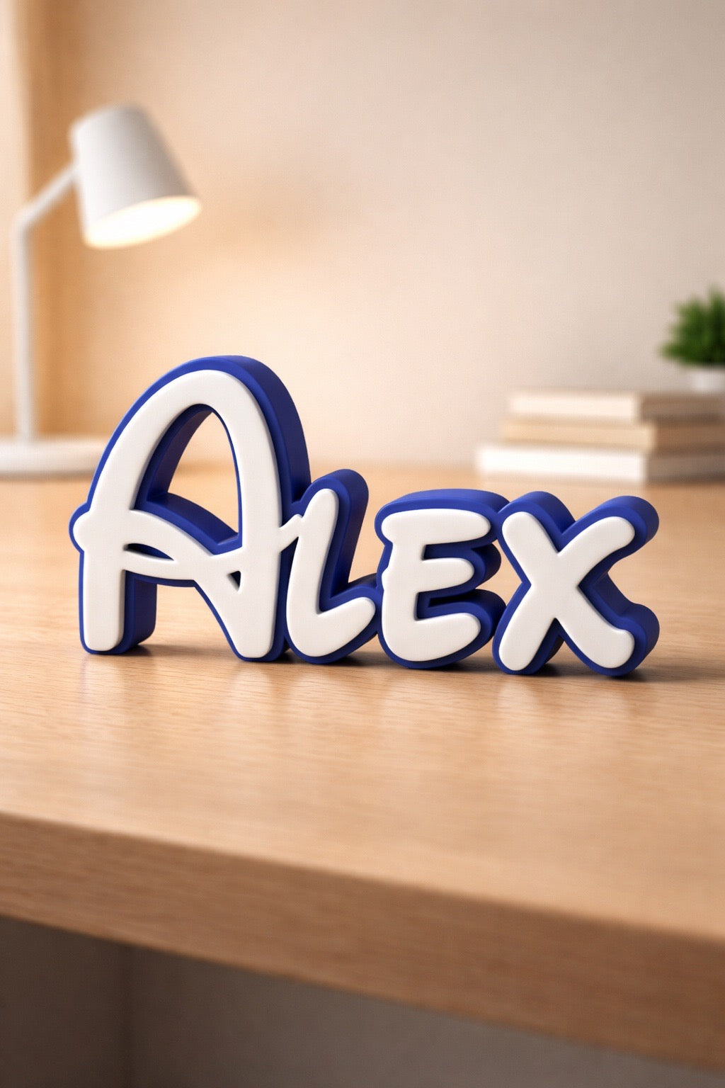 Geburtstagsgeschenk für Partner, Baby Geschenk Geburt, Geschenk Mama, Geschenk Papa, Geschenk Personalisiert, 3D Namensschild, Tisch Schild